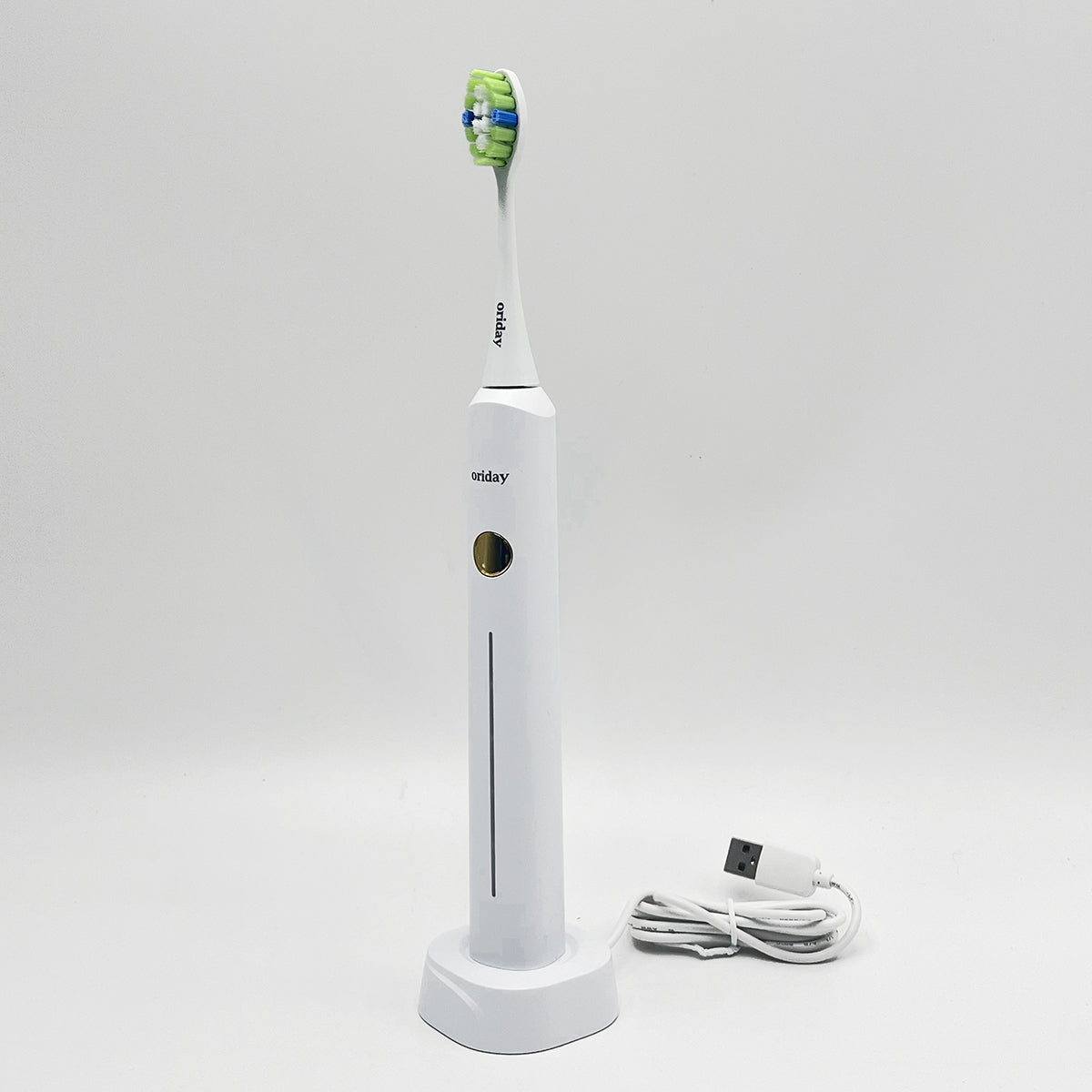 Oriday Sonic Electric Toothbrush, Ultrasonic Rechargeable Electric Toothbrush with 2 Brush Heads & Travel Case, 5 Modes, 4.5 Hr Charger